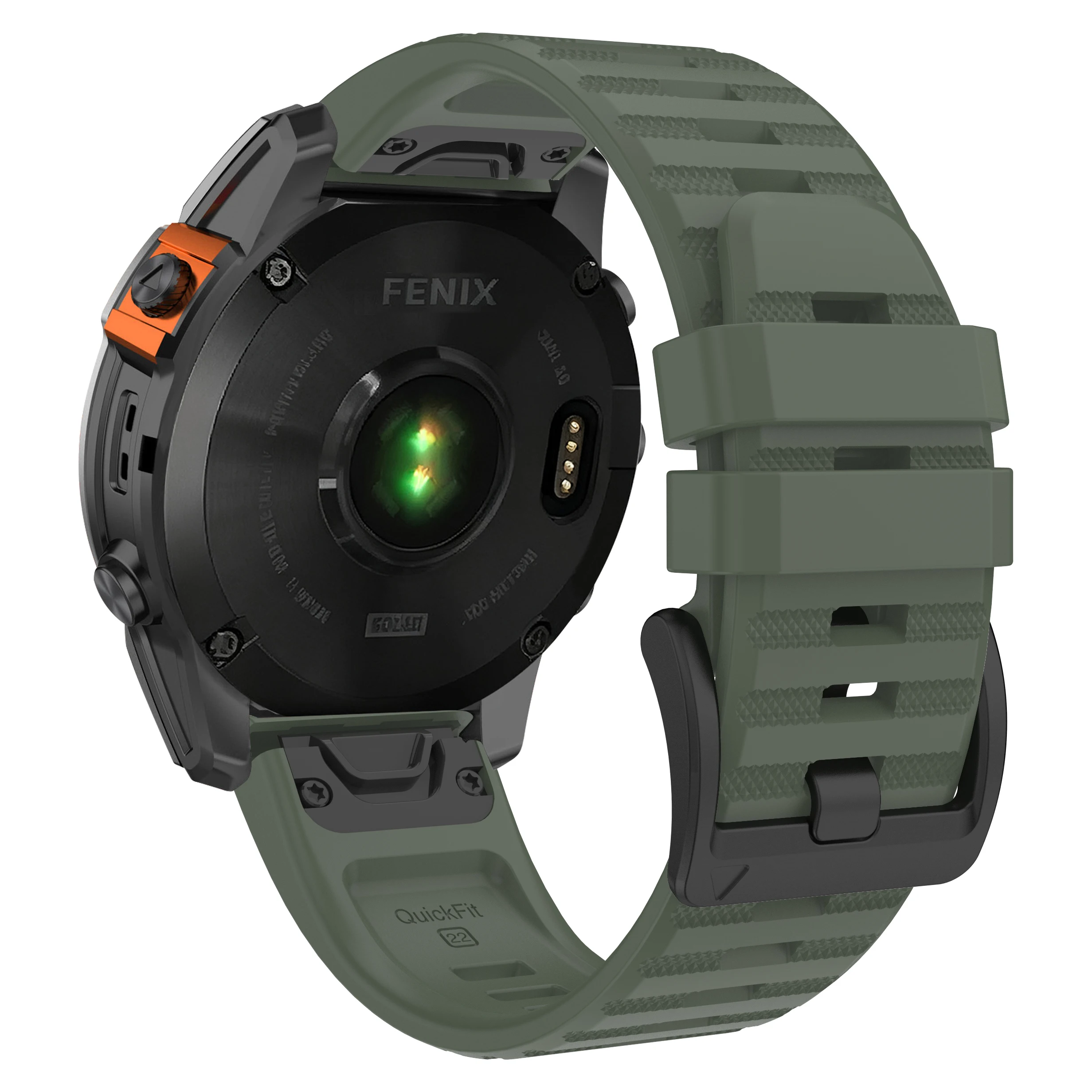 QuickFit Silicone Watch Strap, 26mm & 22mm – Versatile Wrist Band Bracelet