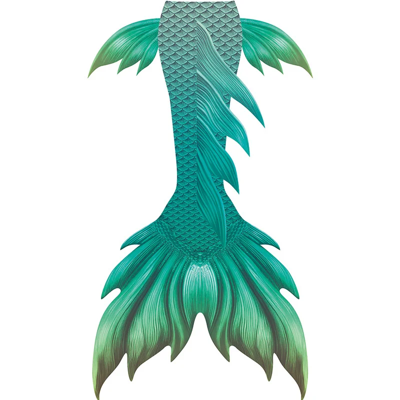 For Man Mermaid Costume Cosplay Merman Tail Instructor Aquamarine Bathing Suit Halloween Costume Cosplay for Swimming and Diving