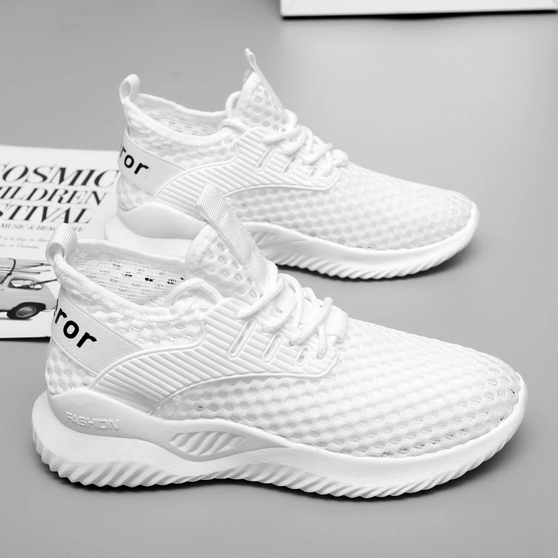 

Women Casual Shoes Summer Women Vulcanized Shoe Mesh Breathable Sneakers Soft Soled Shoes Walking Female Tennis Sneakers Lace-up