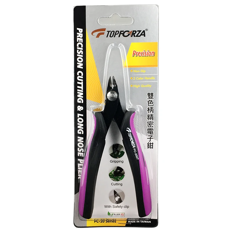 Precision Diagonal Pliers SK-5 Steel Electrical Wire Cutters Cable Flush Cutters Electronic Repair Cutting Nippers Side Snips 6
