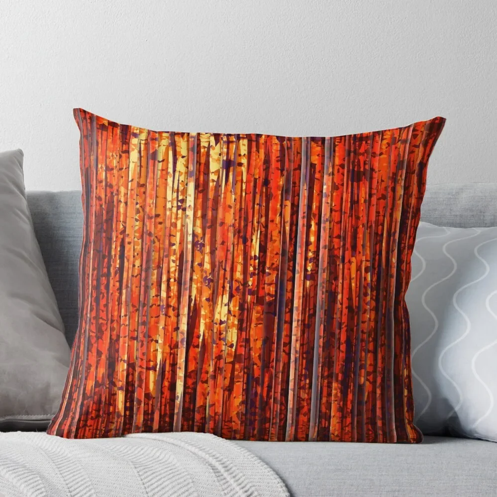 

Abstract Orange Stripes Throw Pillow Luxury Living Room Decorative Cushions Elastic Cover For Sofa Luxury Cushion Cover
