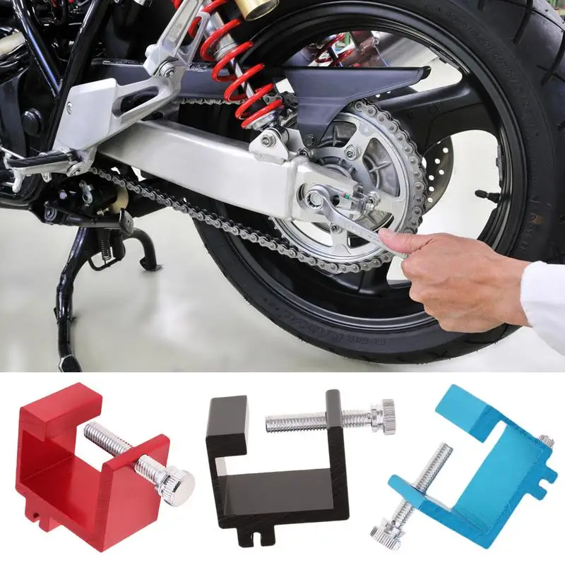 

Motorcycle Chain Alignment Tool Sprocket Metal Chain Adjusting Tool Repair Part Adjusting Alignment Tool Repair Accessories