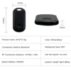 AiYaTo Mini GPS Tracker Bluetooth Compatible Location Finder Anti-loss Key Smart Anti-loss Find my IOS app 5