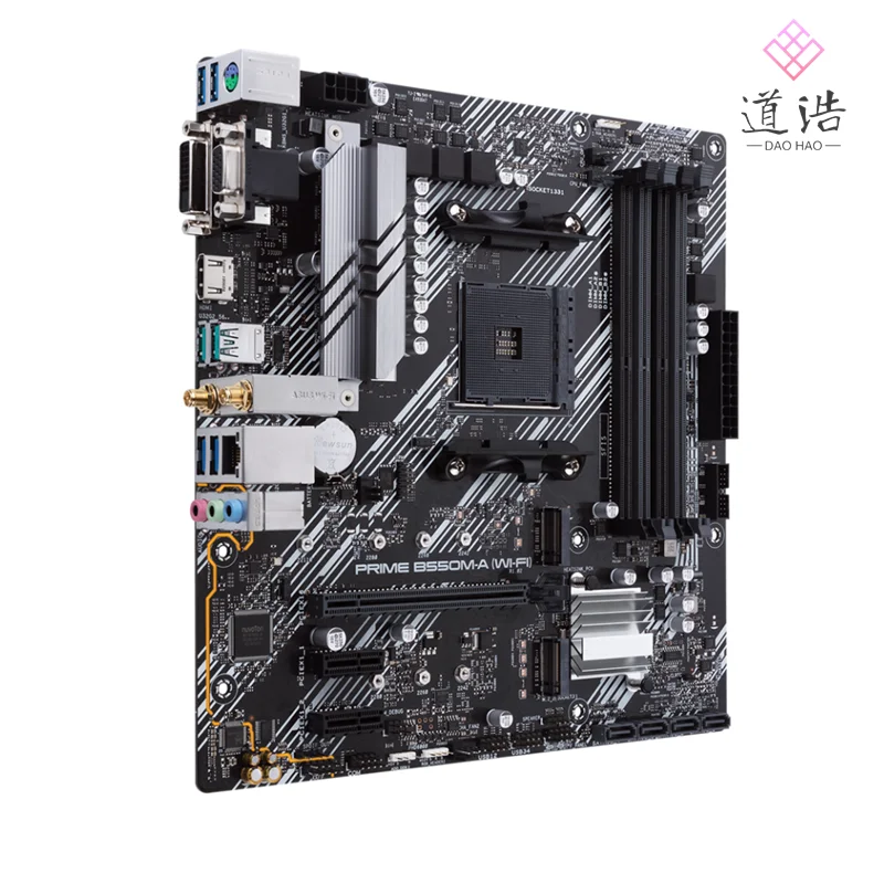 For PRIME B550M-A (WI-FI) Motherboard 128GB HDMI PCI-E4.0 M.2 Socket AM4 DDR4 Micro ATX B550 Mainboard 5 For PRIME B550M-A (WI-FI) Motherboard 128GB HDMI PCI-E4.0 M.2 Socket AM4 DDR4 Micro ATX B550 Mainboard - Image 3