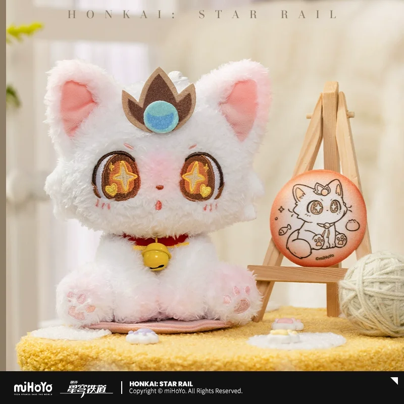 Pres-ale Game Honkai: Star Rail Official Original Yunli Cat Series Cute Plush Sitting Shoulder Doll Gifts