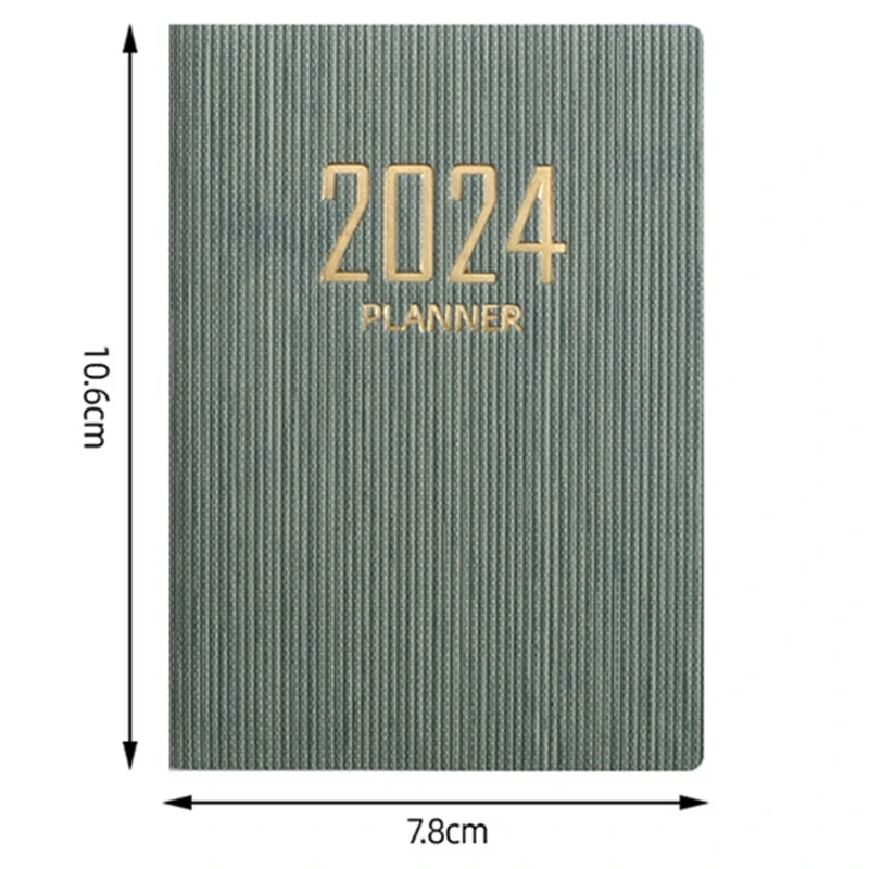 2024 약속 도서 및 플래너, 일일 시간당 플래너, 2024 1 월 2024 일-12 월 2024 일, 4 개