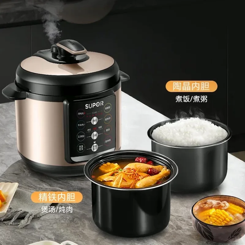 4L SUPOR Electric pressure cooker 1000W Automatic instant pot pressure cooker Home Multicooker Pressure cookers slow 220V