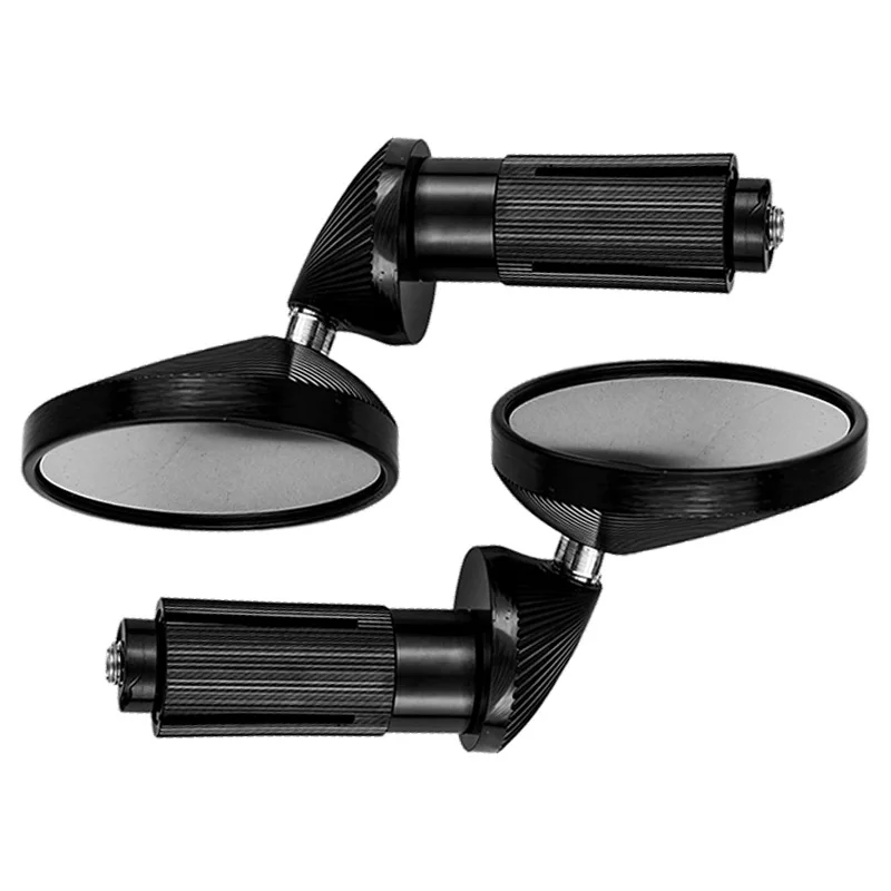 Custom Adjustable Handlebar Motorcycle Mirrors with Flexible Viewing Angles