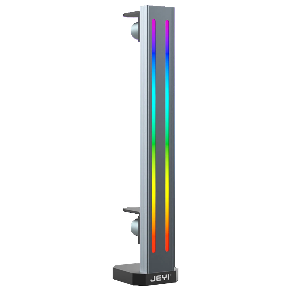 Jeyi Rgb Gpu Suporte da Placa Gráfica Suporte de Liga de Alumínio Titular da Placa de Vídeo Embutido 5v Lâmpada de Sincronização Argb Altura Ajustável - Imagem 5