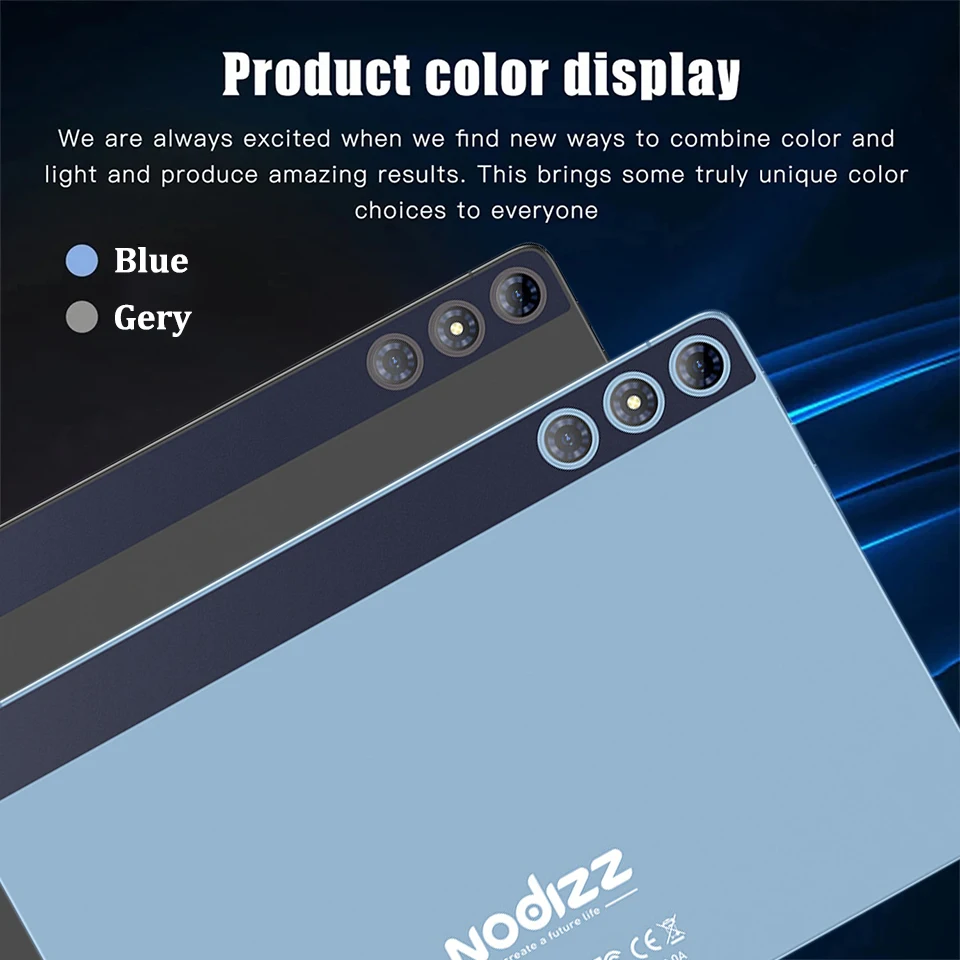 Android Tablet Npad15 Tablet 10.1'' FHD 12GB RAM + 512GB ROM MTK6735 Core 1280*800 Display Android 14 5G WIFI 7000mAh Dual Camera Type-C Tablets
