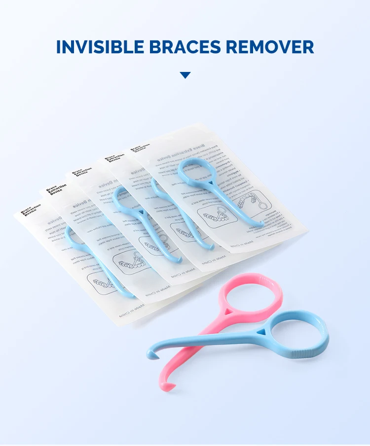 30PCS AZDENT Kieferorthopädische Klammer Extractor Dental Aligner Entferner Einzeln Verpackt Abnehmbare Werkzeug Haken Mundpflege – Detail 1
