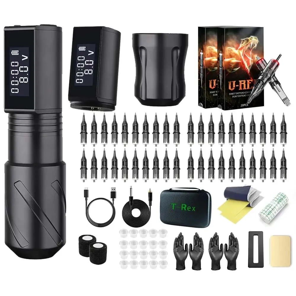 T-rex-ワイヤレスタトゥーペン,プロフェッショナル,1800mAhパワー