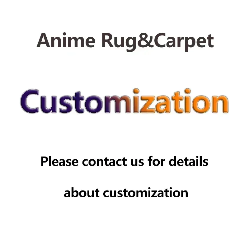 Customization Irregular Anime Rugs Rengoku Kyoujurou Demon Slayer Cartoon Handmade Carpet Area Rug for Home Decor