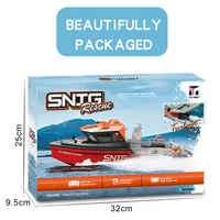 New Simulation Rescue Tugboat 2.4g Wireless Brushless High-Speed Charging Remote Control Captain Endurance Boy Toy Birthday Gift 1
