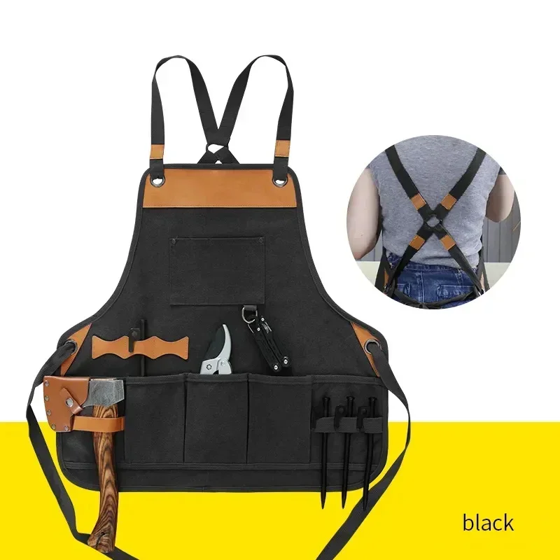 

Фартук, стильный утолщенный садоводческий брезент, американский скульптор, изготовленный на заказ износостойкий плотник, одежда, логотип художника