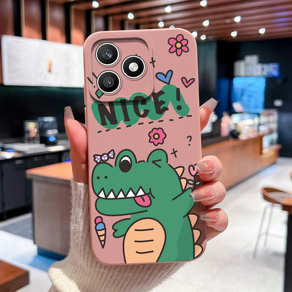 Line Love Print Shockproof Silicone Phone Case Cover