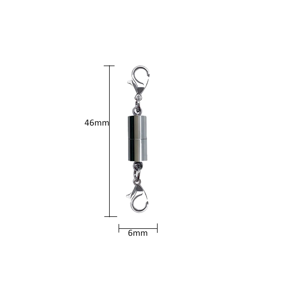 2 Pezzi Chiusura Collane Multiple Chiusura Magnetica per Catena