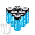 6PCS CR123A Battery