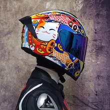 남자와 여자를위한 오토바이 헬멧 더블 렌즈 기관차 헬멧을 착용하십시오 Cascos Para Capacete Da Motocicleta