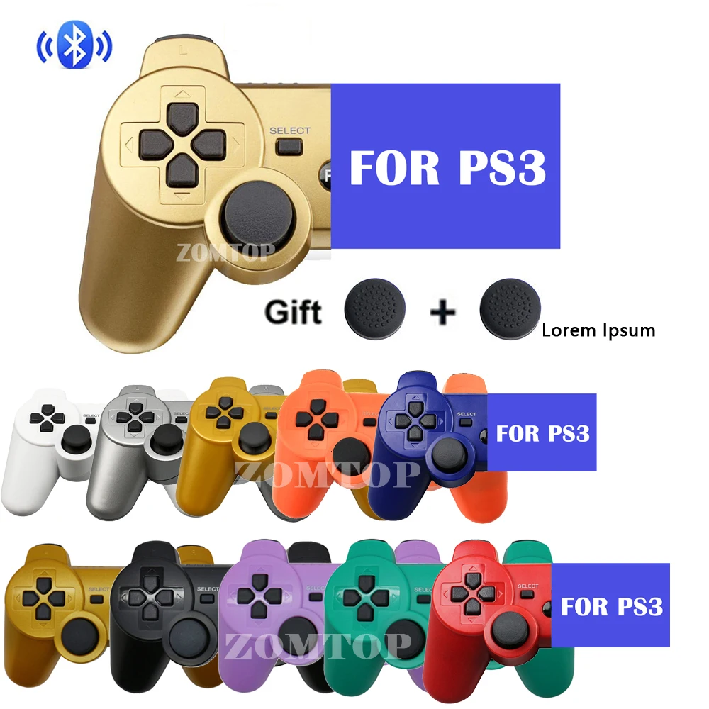 

Bluetooth Wireless Gamepad for PS3 Joystick Console Controle for PC for SONY PS3 Controller for Playstation 3 Joypad Accessorie