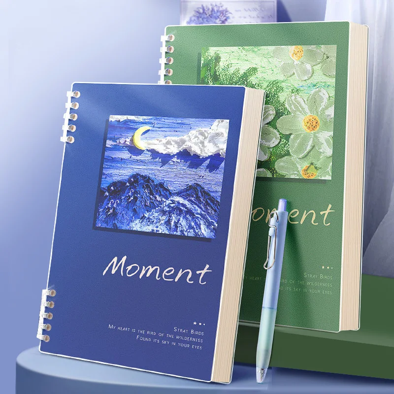 Loose-Leaf-A4-Notebook-60-Sheets-Book-Watertight-PP-Cover-Horizontal ...