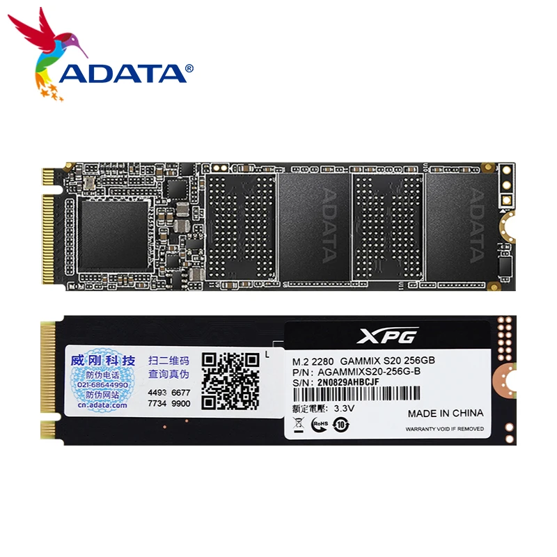 Adata-xpg Gammix S20 Unidade Interna de Estado Sólido Ssd 1tb Nvme Pcie Gen3x4 M.2 2280 256gb 512gb Apto para Laptop Desktop pc - Imagem 4
