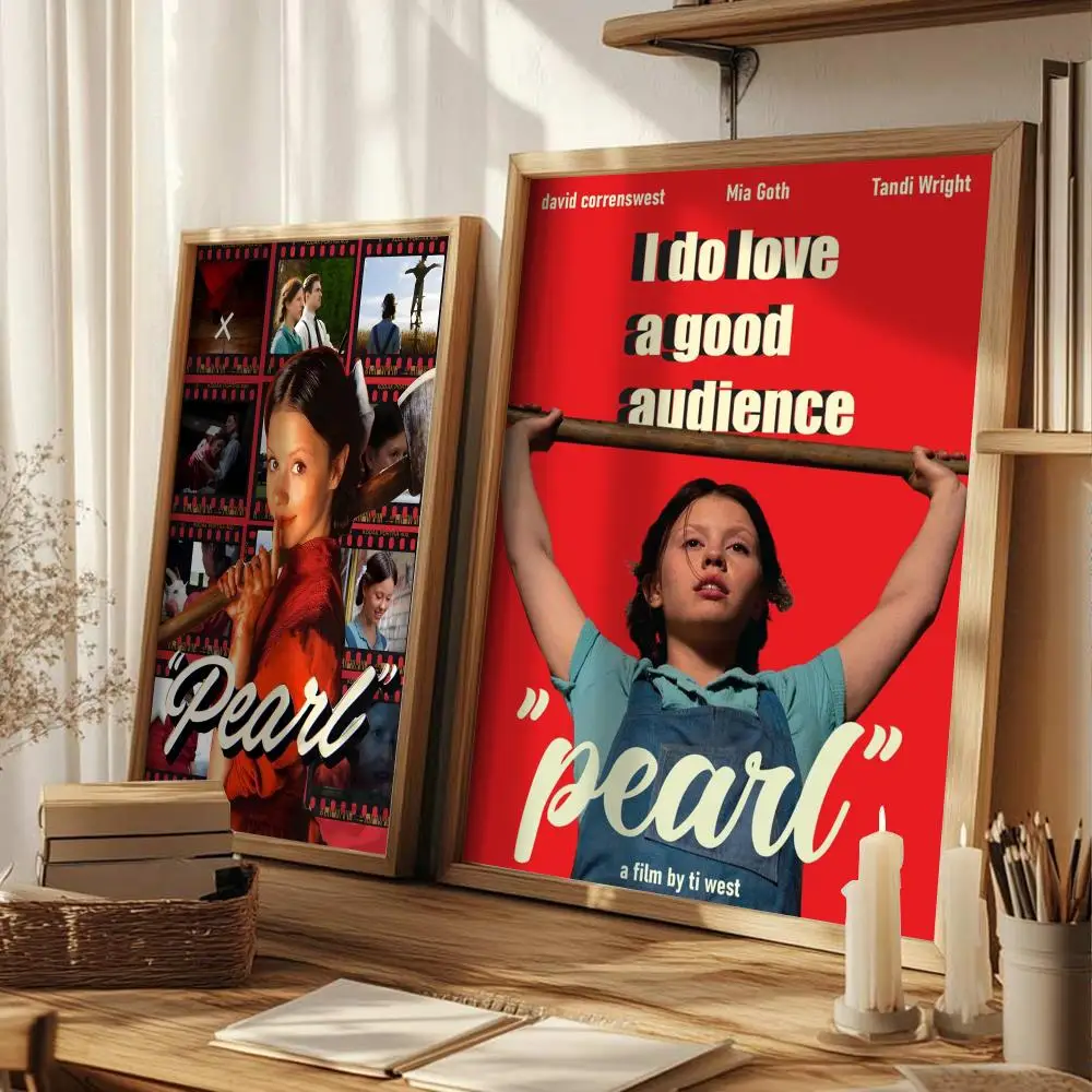 클래식 영화 P_Pearl 2022 HD 리넨 캔버스 포스터 벽 아트 인쇄물 거실 침실 사무실 홈 장식 선물