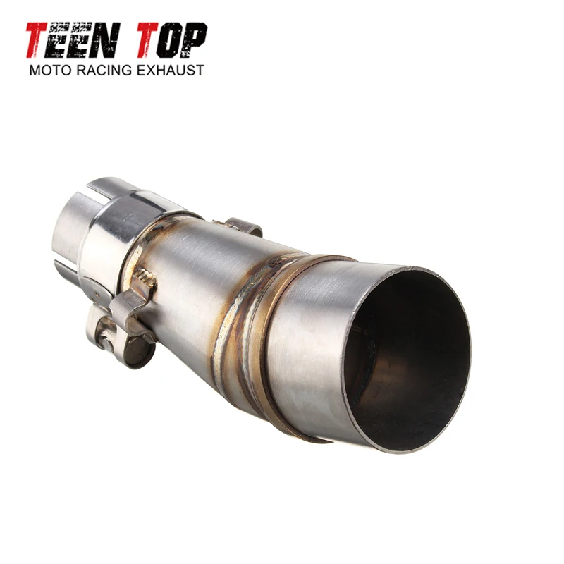 Motorcycle Exhaust Middle Pipe Muffler Link Escape Exhaust Adapter For Kawasaki NINJA250 NINJA300 Z250 2013-2016 Moto Elbow - Image 3