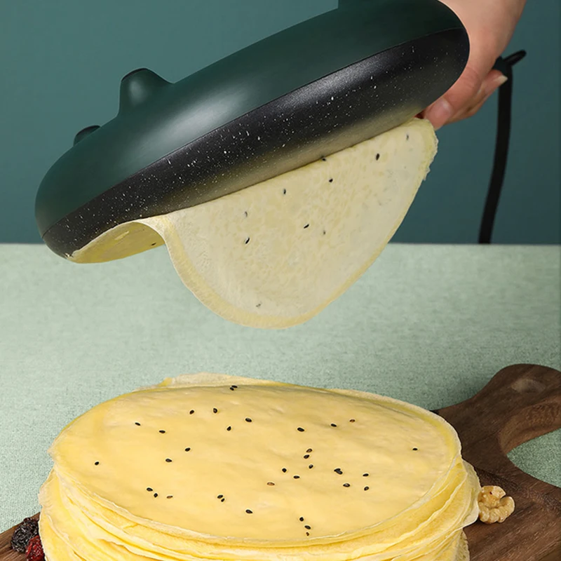 Electric Pancake Maker Kitchen Cake Spring Roll Burrito 1800W
