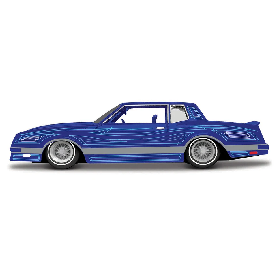 Maisto 1/24 Chevrolet Monte Carlo SS 1986 - Jaune Et Noir - Miniature Métal