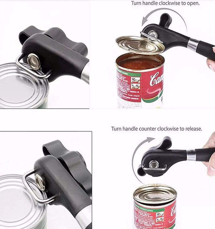 Best Cans Opener Kitchen Tools Professional Handheld Manual Stainless