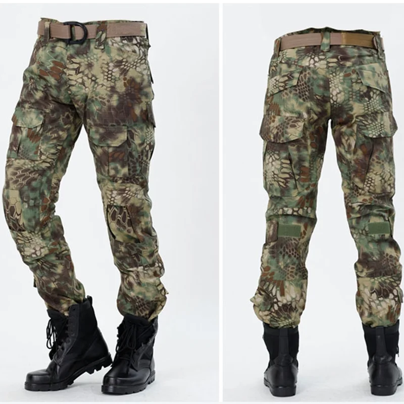 Pantaloni Tattici Cargo Uomo Caccia Militare Airsoft Paintball Camouflage Gen2 Army Bdu Pantaloni Da Combattimento Con Ginocchiere Mandrake