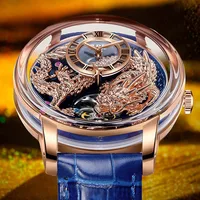 PINDU développe et conceptions nouvelle montre mécanique automatique M2797B hommes montres 45.5MM luxe haut de gamme qualité montre-bracelet hommes cadeau 1