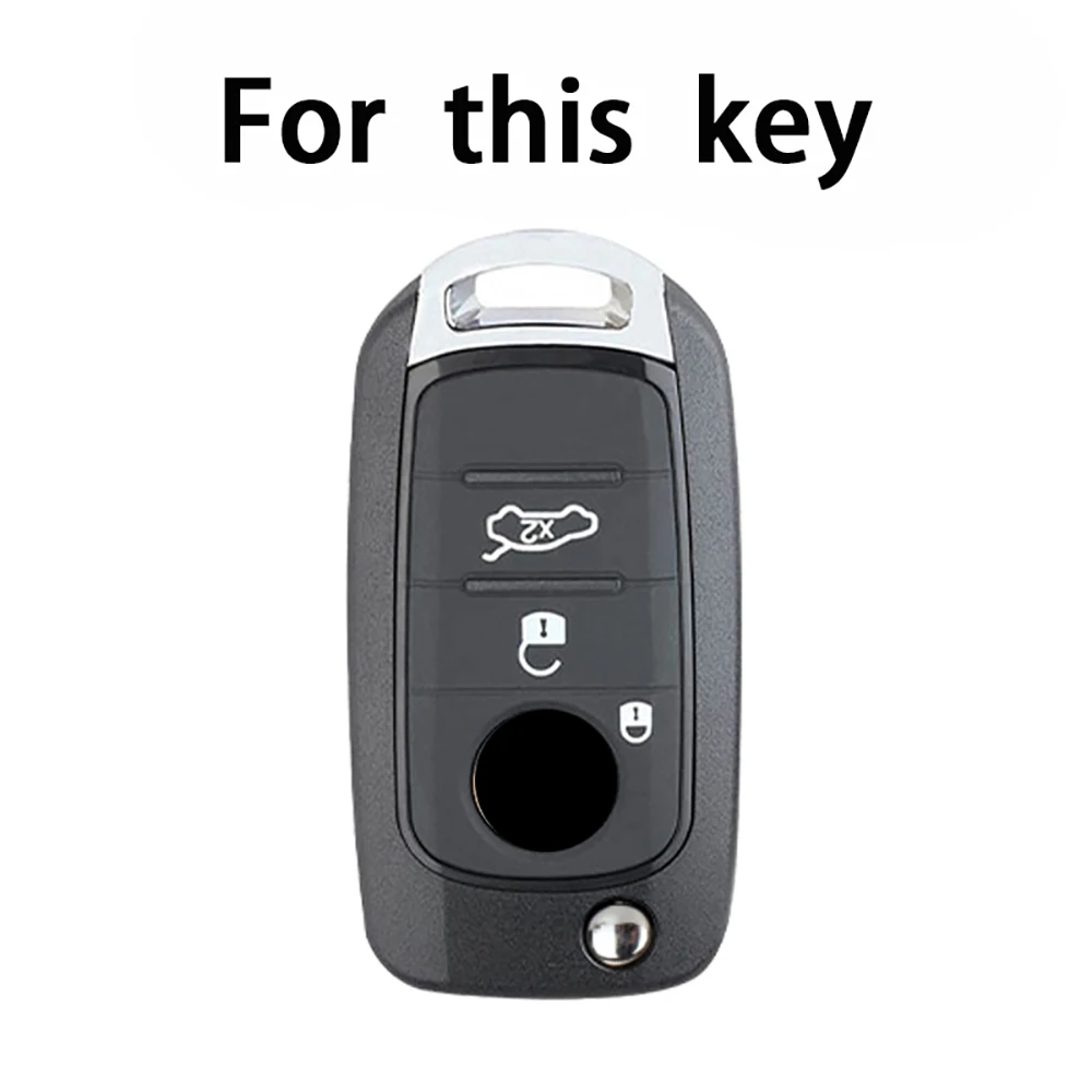 TPU 3 Buttons Key Case Cover for Fiat Cronos Egea 500X Toro Tipo for Dodge Neon Keyless Fob Shell Skin Holder Protector