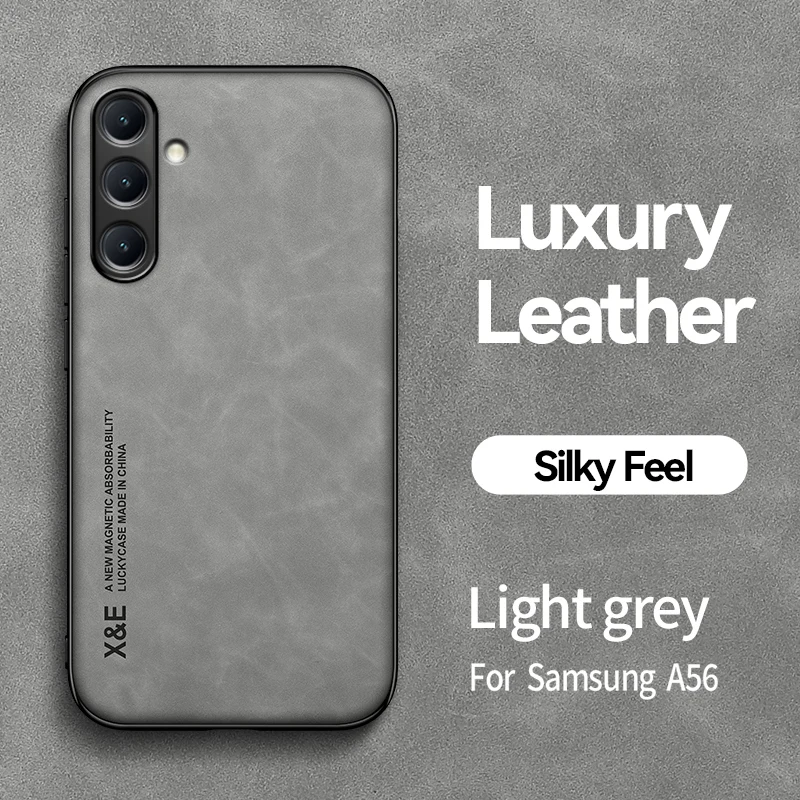 Magnetic Suede Leather Shockproof Matte Silicone Case Cover