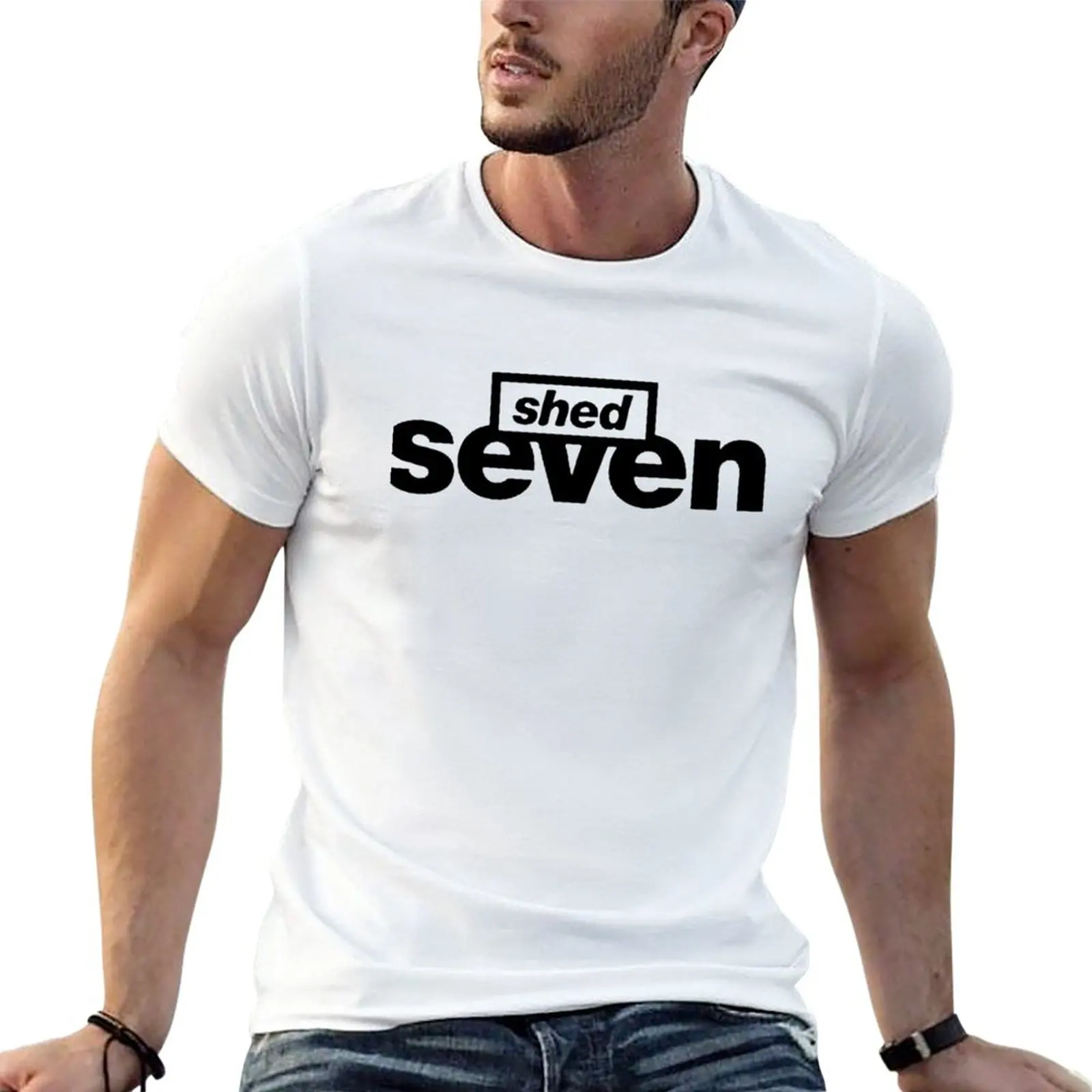 

New Shed Seven T-Shirt blank t shirts heavyweight t shirts plain t shirts men