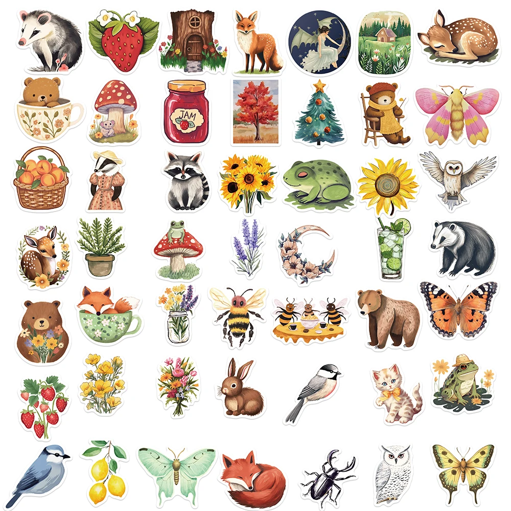 Charming Waterproof Vinyl Stickers for Water Bottles and Laptops