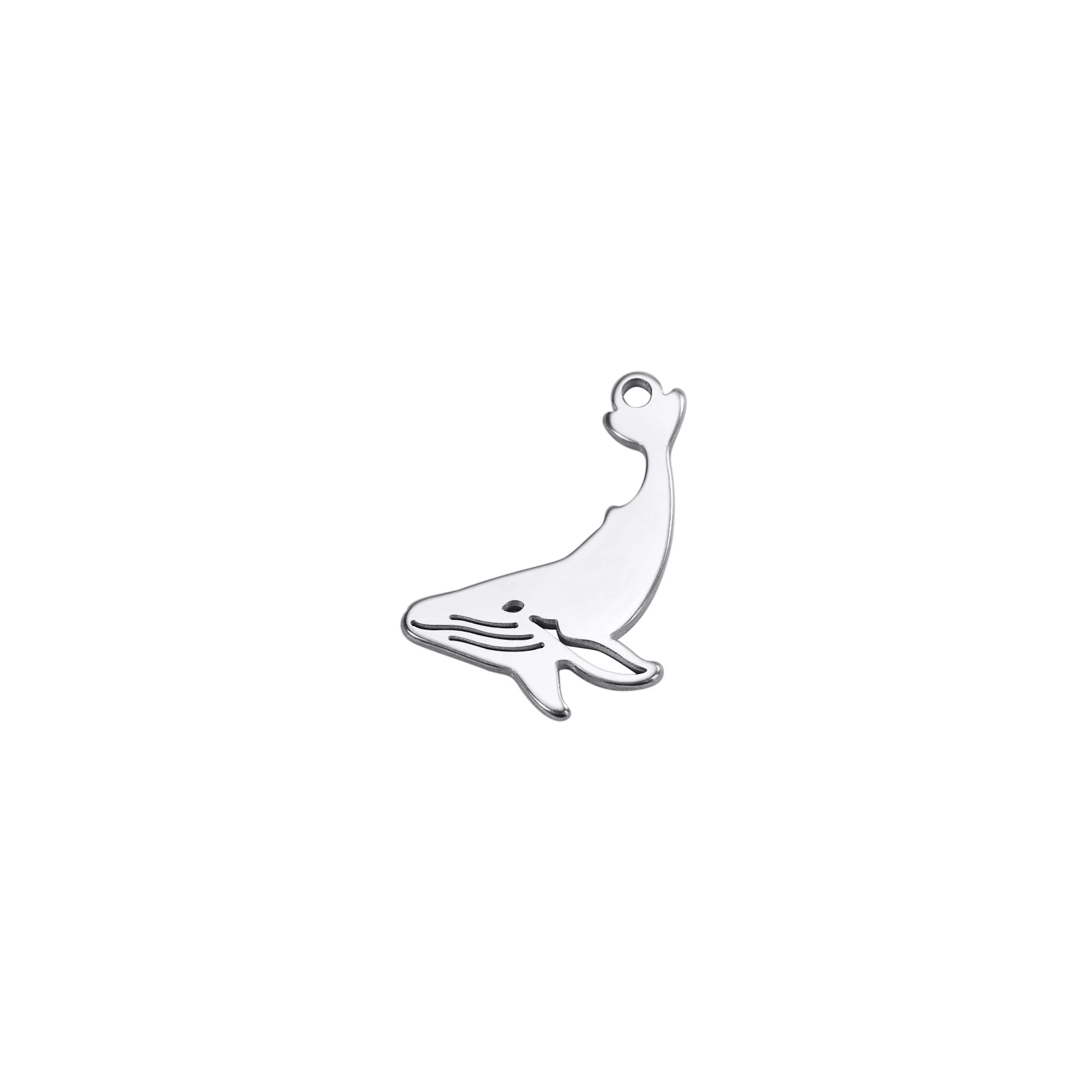 5 Stück Wal-Charm-Anhänger aus Edelstahl, Zubehör, Armband, Ohrringe, DIY, handgefertigt, besonderes Geburtstagsgeschenk – Detail 8