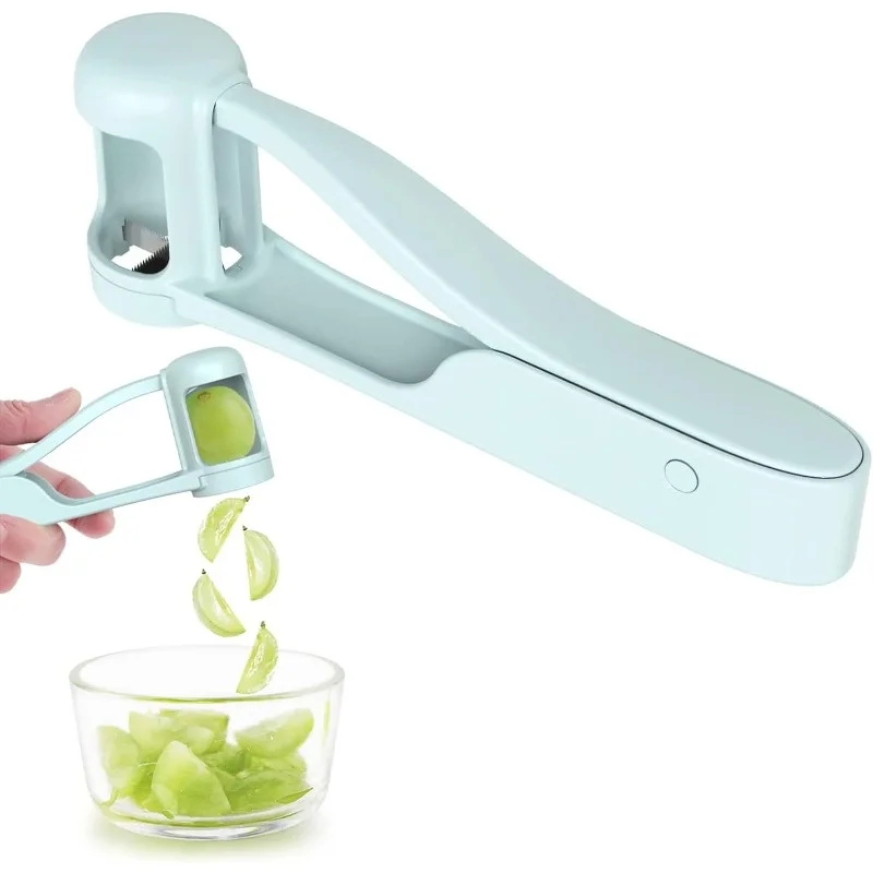 1pc Tomato Slicer Cutter Grape Tools Cherry Fruit Salad Splitter Artifact For Toddlers Kitchen Accessories Cut Gadget For Baby