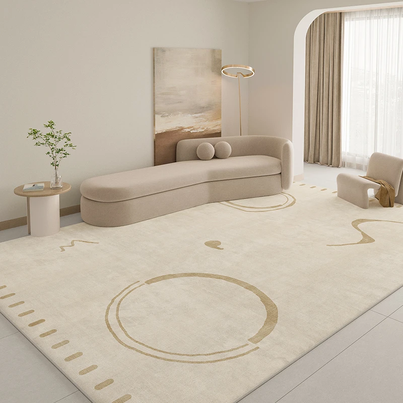 

Wabi-sabi Ins Style Plush Carpets Home Bedroom Bedside Carpet Large Area Living Room Decoration Rugs Minimalist Study Lounge Rug