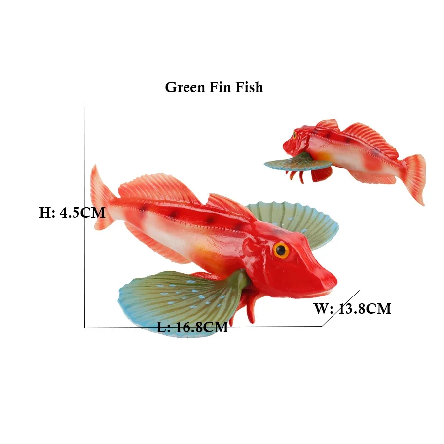 海洋動物のおもちゃカジキバショウカジキボックスフィッシュピラニア
