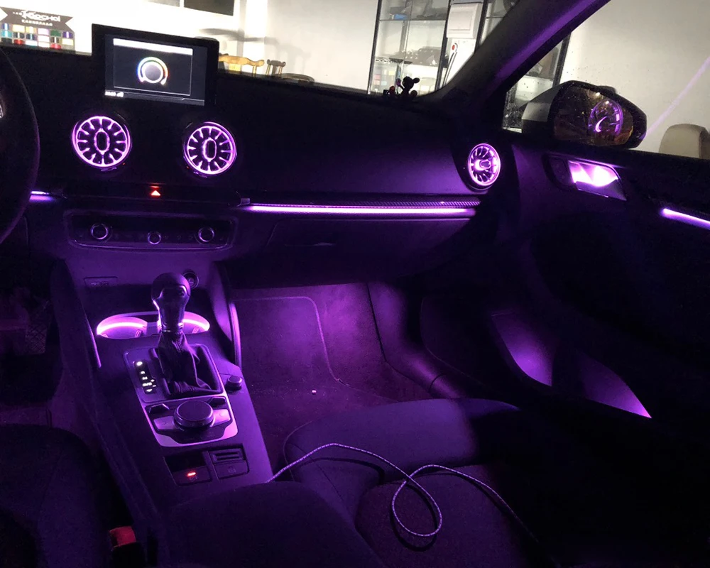 For Audi A3 Atmosphere Light 21/32 Color A3 S3 RS3 Turbine Luminous Air