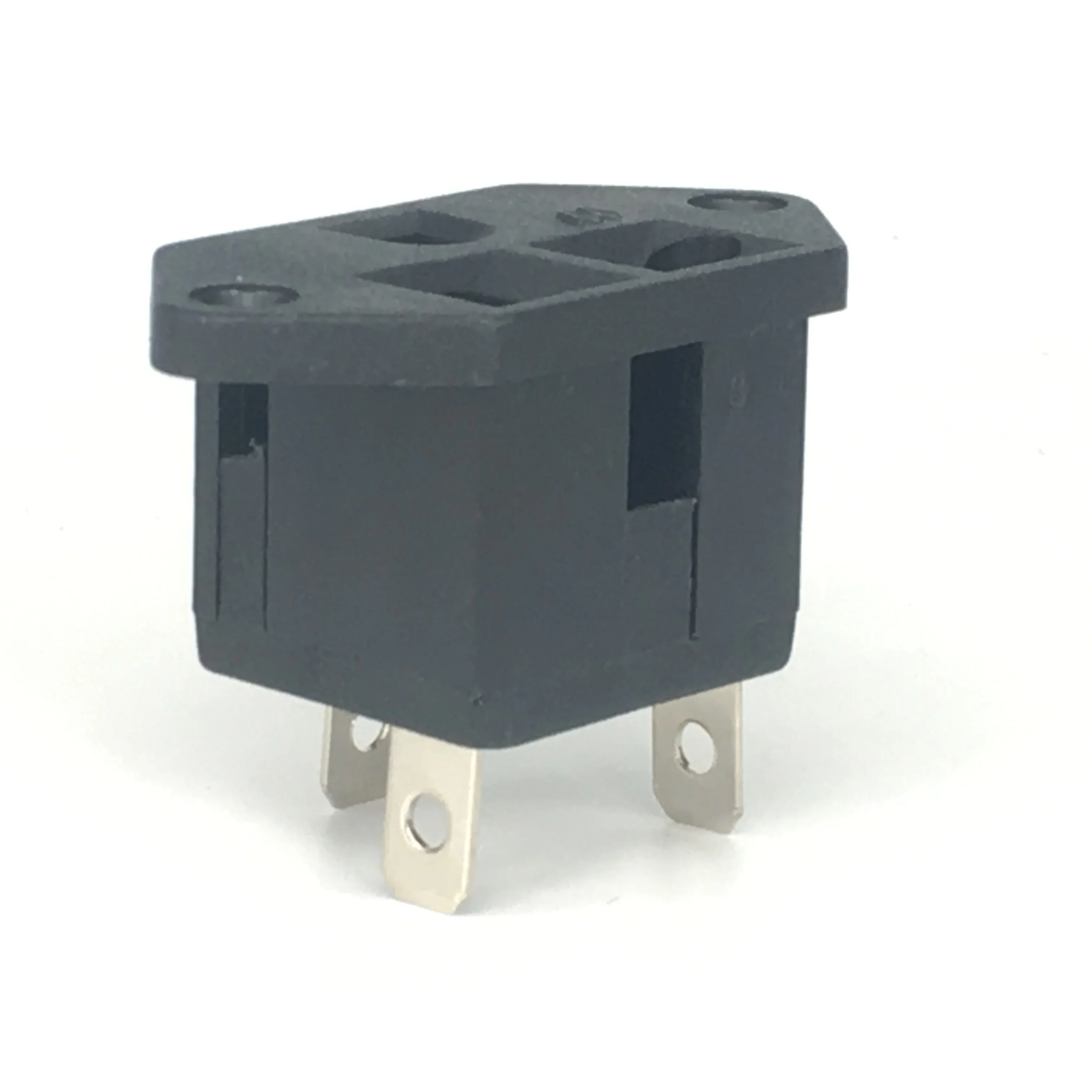 Chassis Female 3PIN US Nema 5-15R AC Inline Socket Plug Adapter plug adapter electrical socket power socket ac adapter power plug connector Industrial Power Connector Supply Output Outlet 10A/250V