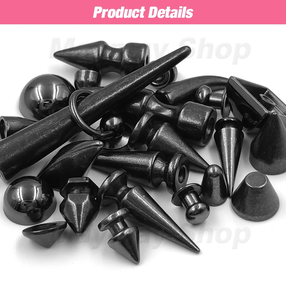 China Top quality Fashion bullet metal Rivets and Spikes Studs