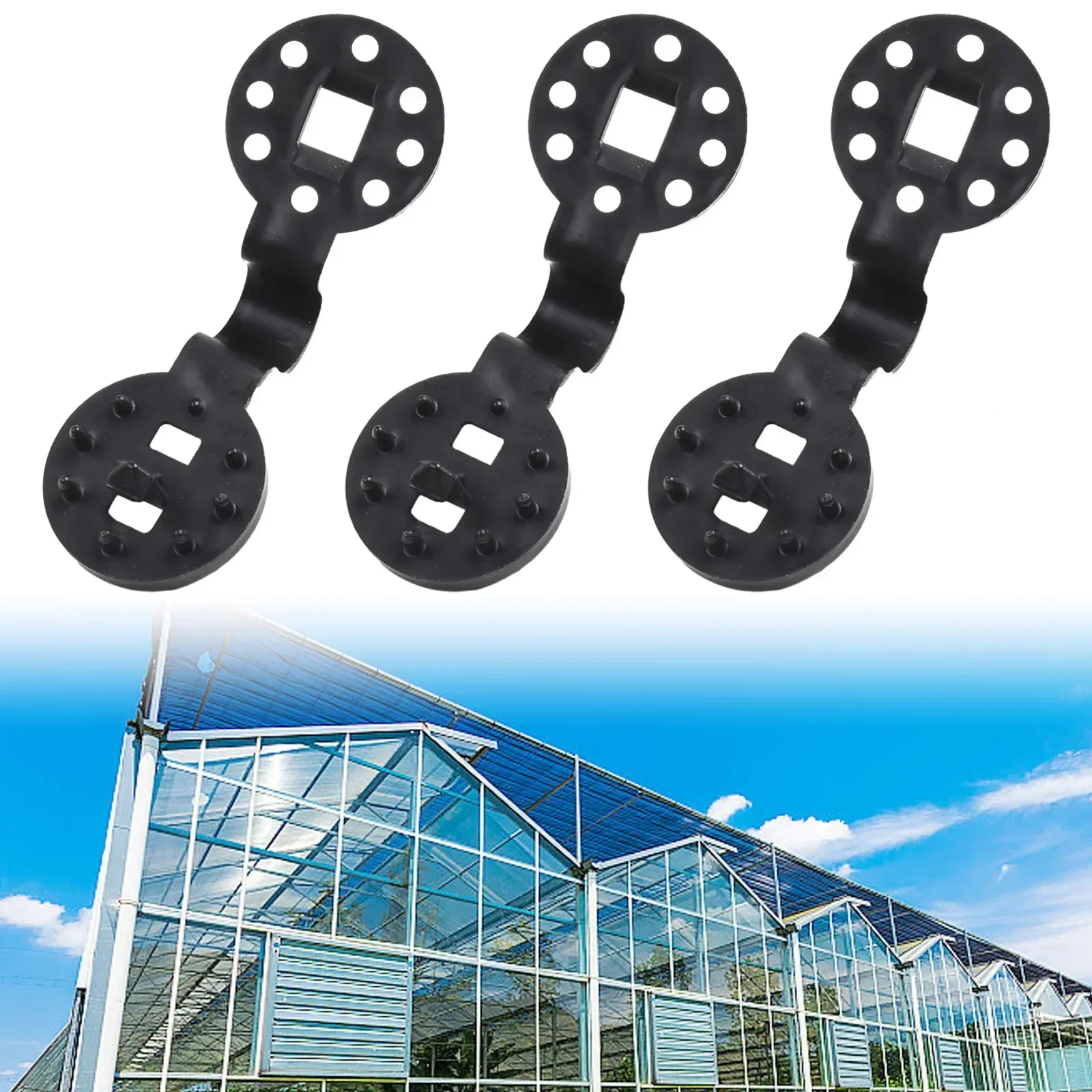 50PCS Shade Cloth Clips Garden Greenhouse Sunblock Plastic Grommet Fence Netting Hook