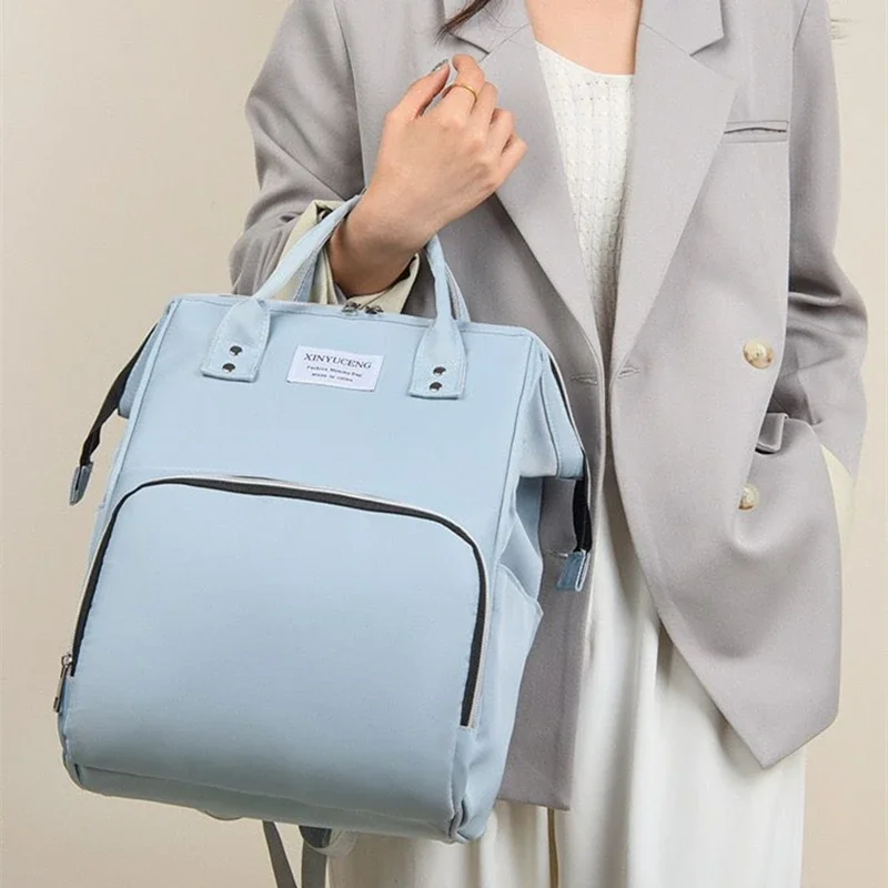 2024 New Nappy Backpack Bag Mummy Large Capacity Bag Mom Baby Multi-Function Waterproof Outdoor Travel Diaper Bags for Baby Care