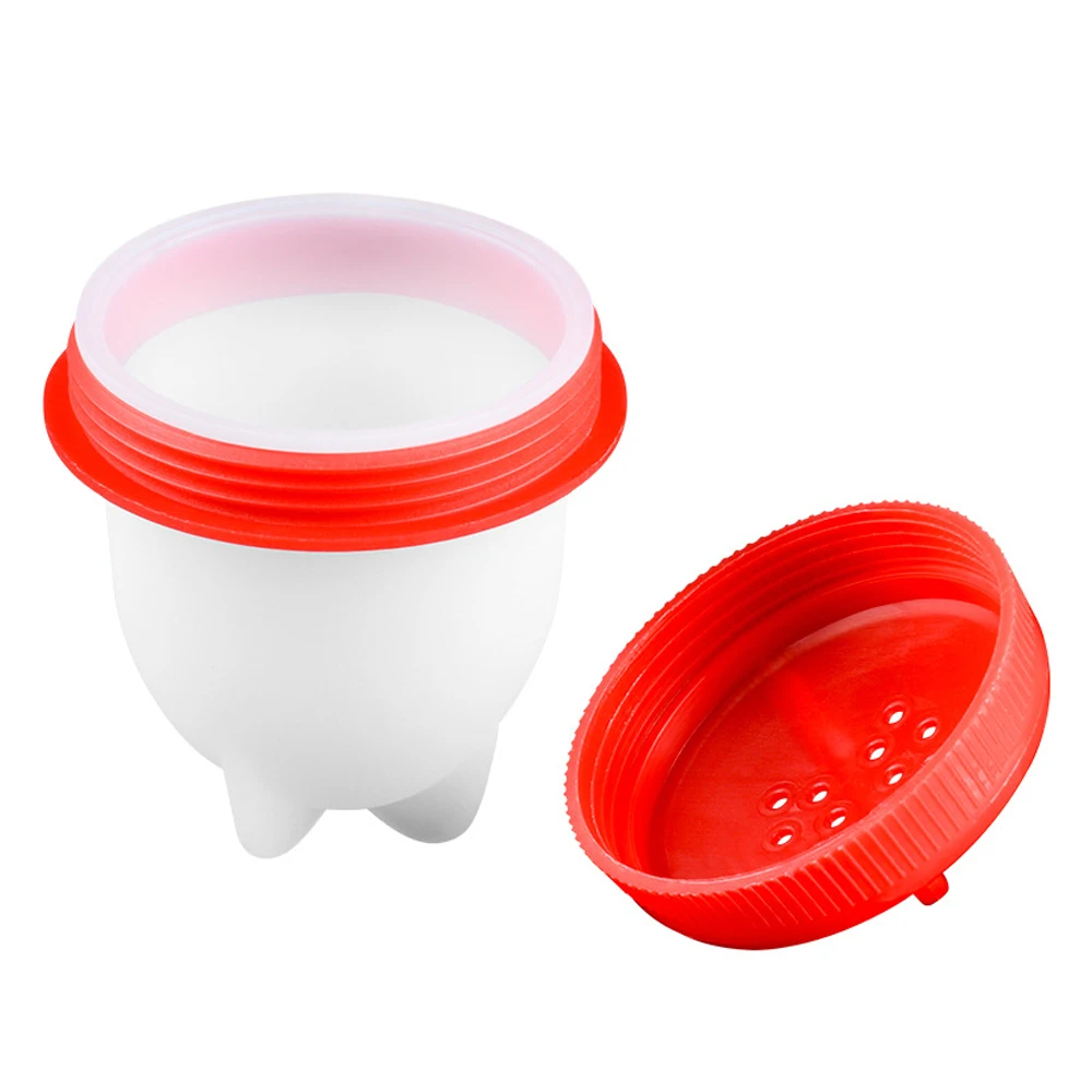 Egg poacher 3pcs Silicone egg poacher Non-stick Boiled eggs cup Kitchen egg cooker Poachers Steamed egglettes Cooking accessories