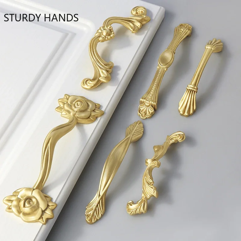 green emerald velvet dress Goldenwarm Modern Cabinet Handles Antique Brass Cabinet Pulls Drawer Pulls