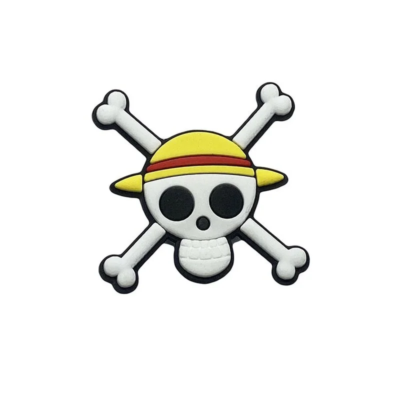 Anime One Pirate Shanks Devil Fruit Monkey D Manga Fan Croc Charms Clog  Tony Chopper Jolly Roger Jibbitz Gomu