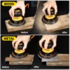 5/6 Inch Pneumatic Air Orbital Sander Polisher Tool Polishing Random Orbital Machine Grinder for Car Paint Care Rust Removal 4
